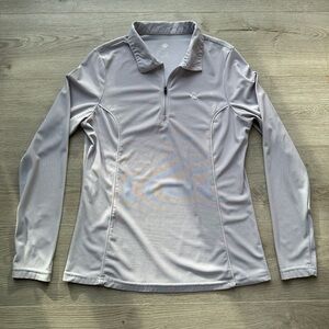 Women’s Lavender Long Sleeve Tech Shirt Size Medium